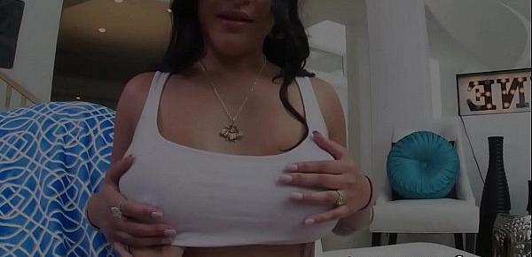  Busty babe POV assfucked and creampied